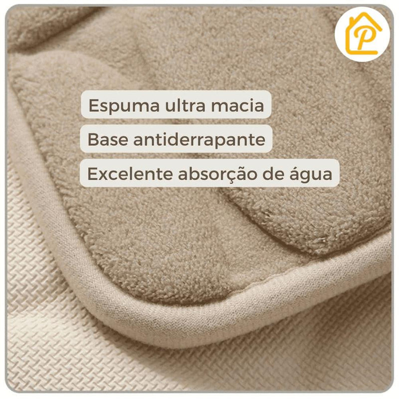 Tapete para Banheiro Antiderrapante Primar™ [COMPRE 1 LEVE 2]