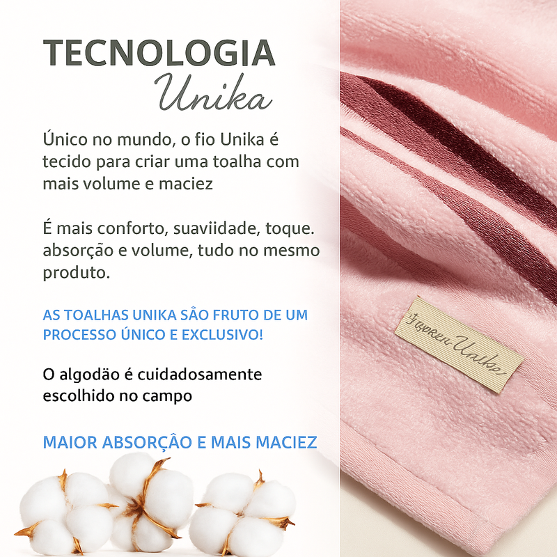 10 Toalhas de Banho Gigantes Fio Penteado Lumina