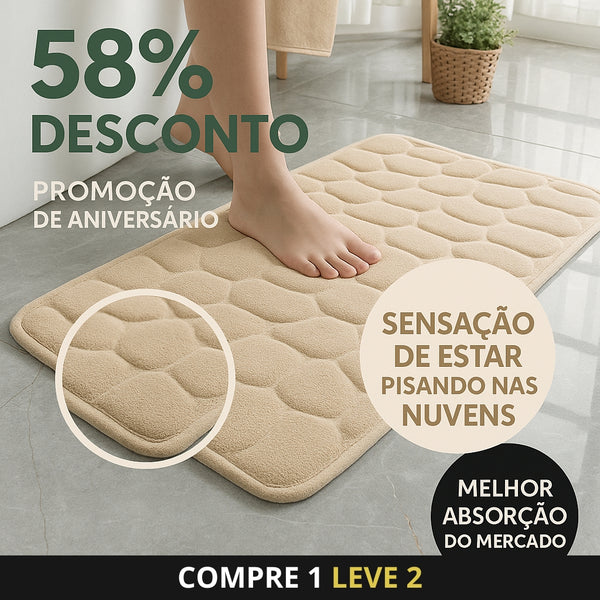 Tapete para Banheiro Antiderrapante Primar™ [COMPRE 1 LEVE 2]
